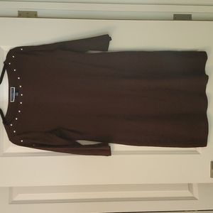 Karen Scott Sport Brown Dress